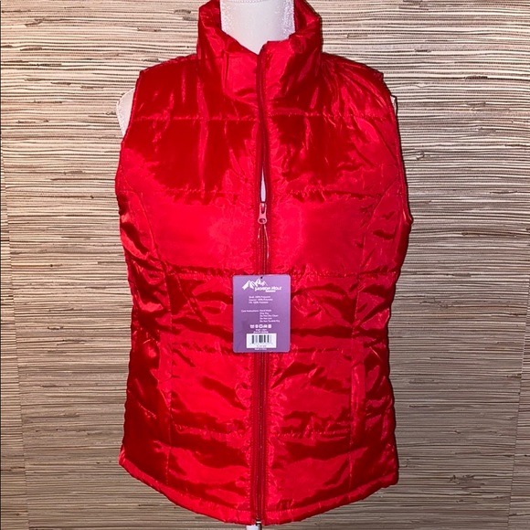 jackson hole Jackets & Blazers - Jackson Hole red winter vest nwt Medium m new